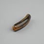 Bead Insertion Tiger's Eye Bent Link with Holes 36x10x6mm+