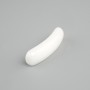 Bead Insert White Quartz Curved Link with Holes 36×10×6mm+