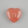 Pendant Heart Chalcedony 30x30mm+