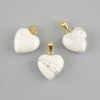 Heart Pendant of Chalcedony 15x15x23mm+
