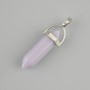 Aquamarine Pendant Hexagonal Crystal Bead 8x31x41mm+