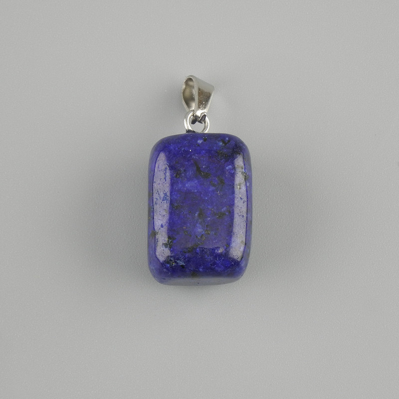 Totem Pendant Lapis Lazuli Block 14×11×11mm+-, length 23mm+- assortment size