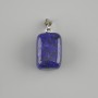 Totem Pendant Lapis Lazuli Block 14×11×11mm+-, length 23mm+- assortment size