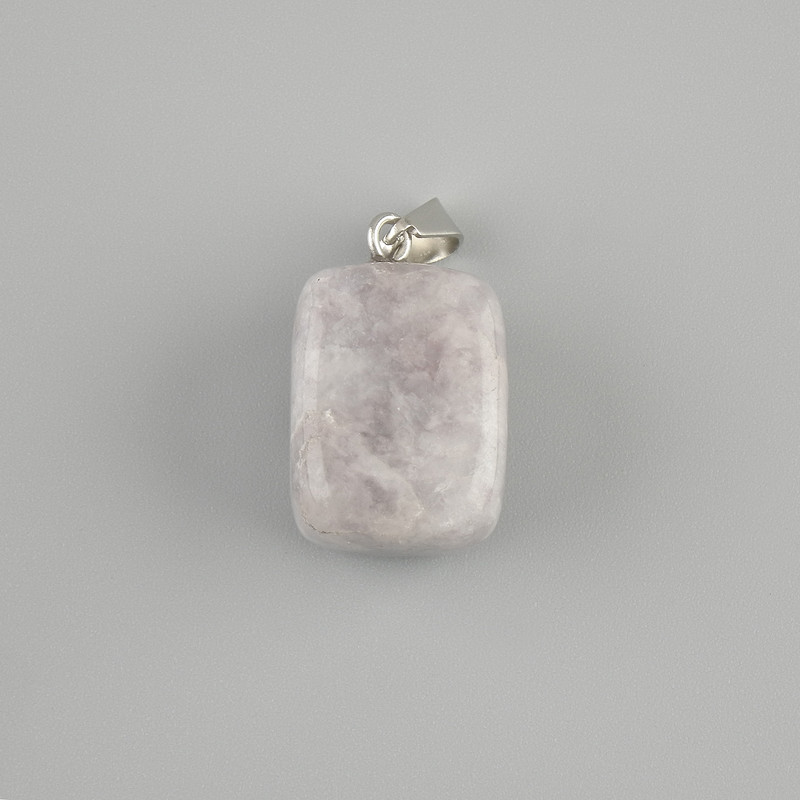 Totem Lepidolite Pendant, rectangular 14x11x11mm±, length 23mm±, assorted sizes