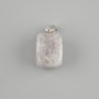Totem Lepidolite Pendant, rectangular 14x11x11mm±, length 23mm±, assorted sizes