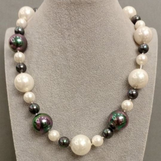 Majorca Pearl Necklace, length 47cm+- with clasp