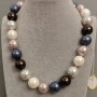 Majorca Pearl Necklace, length 45cm ± with clasp