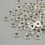 Silver Bead Stopper Inlay – 6 mm diameter (+-), hole 2.5 mm (+-), packaging 20 g (~100 pcs)