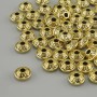 Bead Insert, Gold-tone Metal Color, 6.5×3.5 mm, Ø 1.9 mm Hole, packaging 20 g (~52 pcs)