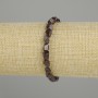 Garnet Bracelet with Faceted Beads, diameter 6.5-8x5.5-6mm, length 18cm ± stretch