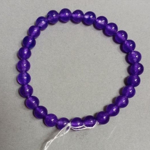 Amethyst Bracelet, length 18 cm ± stretch