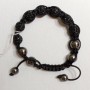 Bracelet with adjustable slip knot