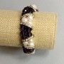 Clearance! Bracelet River Pearls Czech Crystal, length 18 cm± stretch