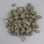 Natural untreated Pyrite chip, diameter 5-19×6-12mm± (assorted sizes) (Price per 100 g)
