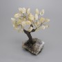 Souvenir Tree with Flexible Branches and Citrine, diameter 14mm± on stand 59x64mm±, length 135mm± (assorted sizes)
