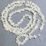 Shell Pearl Beads chips, diameter 8-12×2-4 mm, thread length about 88 cm