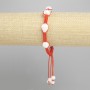 Bracelet with Freshwater Pearls, 10x9mm ± on a slider