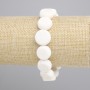 Porous Coral Bracelet Coin Bead, diameter 14mm+-, length 18cm+- stretch