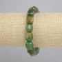 Agate Bead Bracelet Rectangular, 11-12×9mm diameter, 18cm length stretch