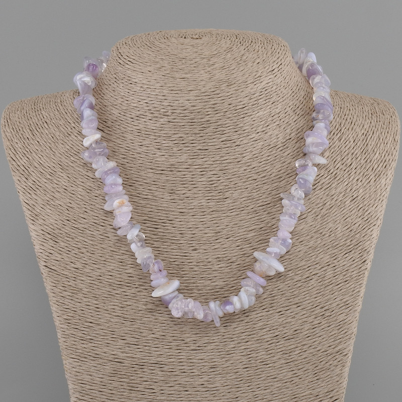 Sapphirein Beads Crumbs 7-12×3-7mm+, 45cm length with clasp