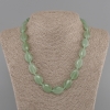 Nephrite Necklace Oval 18x13mm 45cm with Clasp