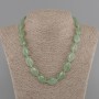Nephrite Necklace Oval 18x13mm 45cm with Clasp