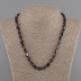 Garnet Necklace - Multifaceted 8-10×5-6mm, length 45cm, with clasp