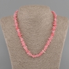 Necklace Coral Chip Needle 6-10×1-3mm+-, length 45cm+- with clasp