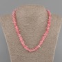 Necklace Coral Chip Needle 6-10×1-3mm+-, length 45cm+- with clasp