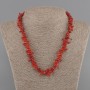 Coral Bead Thread Needle 6-13×2-3.5 mm, 5 mm±, length 45 cm± with clasp