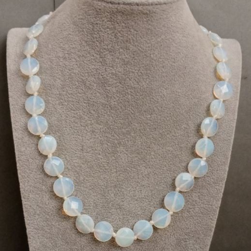 Moonstone Opalite Necklace, 49cm length