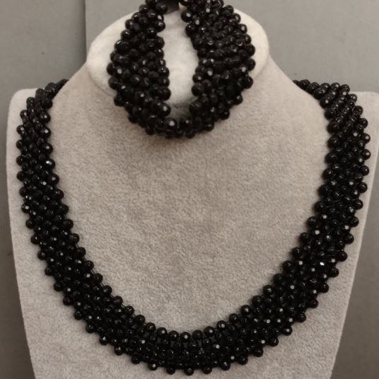 Agate Necklace Set, length 43cm+- and Bracelet, length 18cm+- on clasp