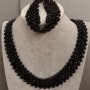 Agate Necklace Set, length 43cm+- and Bracelet, length 18cm+- on clasp