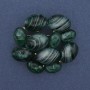 Brooch Pendant Accent Agate Gold-Tone Metal 50x46mm+