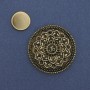 Magnetic Brooch Accent Antique Gold Colour Gold Tone 41mm+