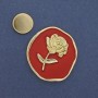Magnetic Brooch Accent Enamel with Gold-Coloured Metal 41mm+