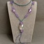 Assorted Stone and Bead Necklace, 72 cm