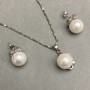 Pendant and Stud Earrings Set Mallorca 40cm+- Necklace