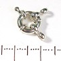 Bead and Bracelet Clasp - Jump Ring 9mm for 1 strand (small)
