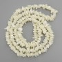 Mother-of-P pearl Beads (Chip) with diameter 9-12×2-5mm, 84 cm length on thread