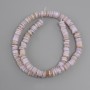 Mother-of-Pearl Scarvarca Shell Beads Rondelle, diameter 6-6.5×1.5-2.5mm, length 38cm ± on fishing line
