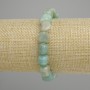 Amazonite Bead Bracelet, faceted, diameter 9.5-10.5×10-11mm, 18 cm length, stretch