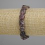 Tourmaline Faceted Bead Bracelet, diameter 10-14×10-11mm, length 18cm, stretchy