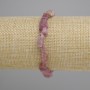Tourmaline Bracelet Unpolished Stone, 4-10×5, 5-8mm±, length 18cm± stretchy