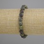 Jasper Bead Dragon's Blood Multifaceted Bracelet, 8×8mm facets, length 18cm ± stretch
