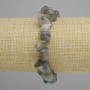 Labrodor Labradorite chip bracelet, 9-16×3-9mm+, 18 cm length, stretch