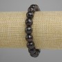 Garnet Bracelet - facet-cut beads, 10.5mm diameter, stretchy length 18cm +/-