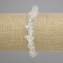 Bracelet Tonalised Quartz Unpolished Stone, diameter 8-12×8-10mm +-, length 18cm +- stretch