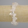 Bracelet Mountain Crystal faceted, diameter 10-16×5-9mm +-, length 18cm +-/-, stretch