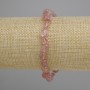 Bracelet Strawberry Quartz Tumbled, diameter 6-10, 5x6-7, 5mm+-, length 18cm +- stretch